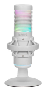 מיקרופון גיימינג דגם Mic-07 BLAST 60 מבית Marvo - לבן