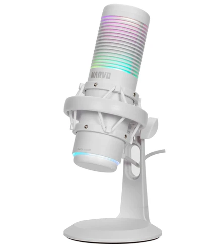מיקרופון גיימינג דגם Mic-07 BLAST 60 מבית Marvo - לבן