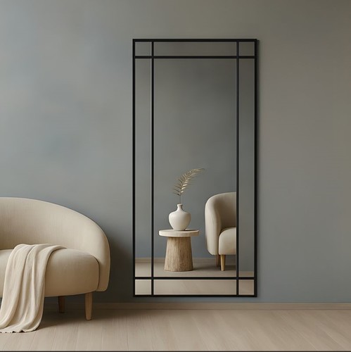 מראה מלבנית עם מסגרת פנימית 60*175 ס