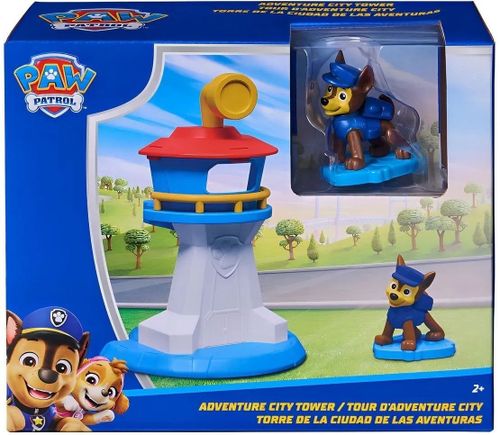 מגדל תצפית קטן עם דמות צ'ייס מפרץ ההרפתקאות