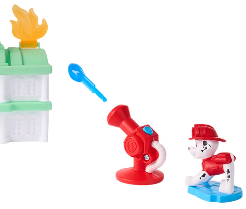 סט כיבוי האש עם תותח 'מים' ודמות מרשל מפרץ ההרפתקאות