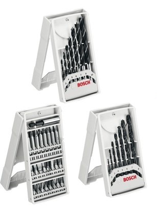 3 סטים ביטים ומקדחים לברזל ועץ מבית BOSCH