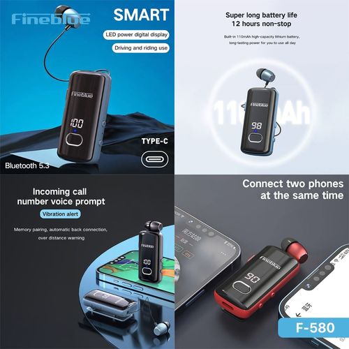 אוזניות בלוטות' FineBlue F580