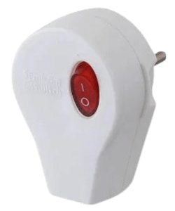 תקע כח עם מפסק מואר 16A