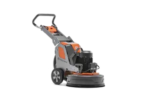 מלטשת בטון פלנטרית HUSQVARNA PG 5 S עם 3 דיסקיות ליטוש, מנוע 2.2 קילוואט, מערכת EZchange לחילוף כלים מהיר ועיצוב מרכב מפוצל - למגוון יישומי ליטוש מקצועיים.