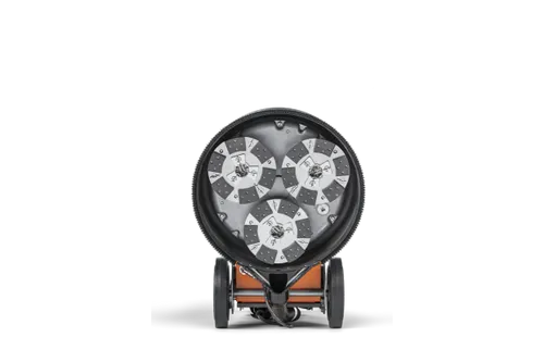 מלטשת בטון פלנטרית HUSQVARNA PG 5 S עם 3 דיסקיות ליטוש, מנוע 2.2 קילוואט, מערכת EZchange לחילוף כלים מהיר ועיצוב מרכב מפוצל - למגוון יישומי ליטוש מקצועיים.