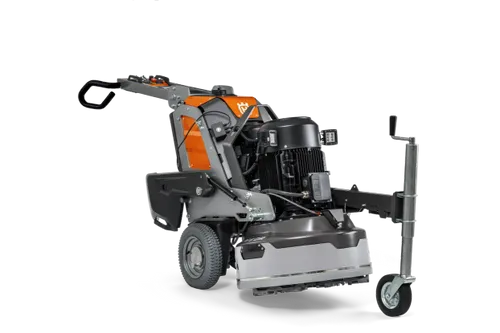 מלטשת בטון פלנטרית HUSQVARNA PG6 DR עם שלט רחוק, טכנולוגיית Dual Drive ומערכת קירור Mist Cooler לליטוש מקצועי של רצפות בטון ואבן.