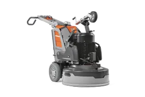 מלטשת בטון פלנטרית HUSQVARNA PG8 DR עם שלט רחוק, רוחב ליטוש 80 ס"מ, טכנולוגיית Dual Drive ומערכת קירור Mist Cooler לליטוש מקצועי ברצפות בטון ואבן