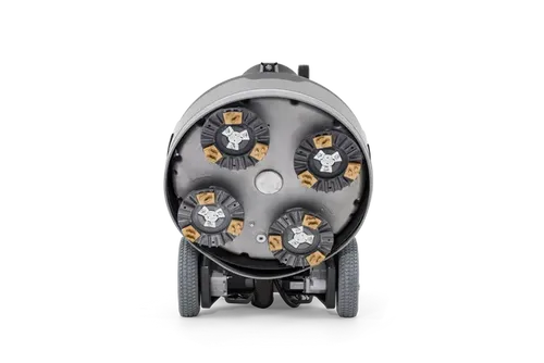 מלטשת בטון פלנטרית HUSQVARNA PG 8 XR עם 4 דיסקי ליטוש, שלט רחוק מתקדם ומערכת קירור ערפל לשיוף וליטוש רצפות בטון ואבן ברוחב 800 מ