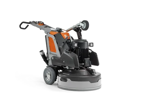 מלטשת בטון פלנטרית HUSQVARNA PG 8 XR עם 4 דיסקי ליטוש, שלט רחוק מתקדם ומערכת קירור ערפל לשיוף וליטוש רצפות בטון ואבן ברוחב 800 מ