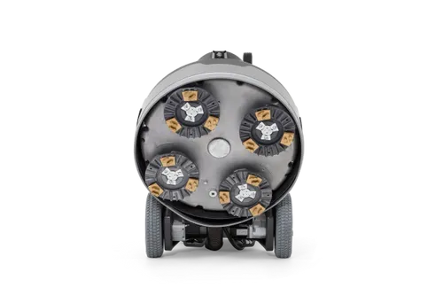 מלטשת בטון פלנטרית HUSQVARNA PG 8 XR עם 4 דיסקי ליטוש, שלט רחוק מתקדם ומערכת קירור ערפל לשיוף וליטוש רצפות בטון ואבן ברוחב 800 מ