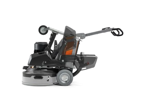 מלטשת בטון פלנטרית HUSQVARNA PG 8 XR עם 4 דיסקי ליטוש, שלט רחוק מתקדם ומערכת קירור ערפל לשיוף וליטוש רצפות בטון ואבן ברוחב 800 מ