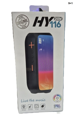 רמקול נייד HY116 שחור 