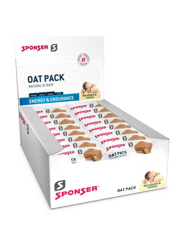 חטיף שיבולת שועל מקדימה אגוז ברזיל Sponser Energy & Endurance  Macadamia Chufas