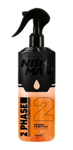 מרכך דו פאזי02 לשיער ולזקן קומפלקס ארגן NISHMAN