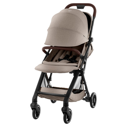 Britax Flylite – טיולון קליל וקומפקטי עם קיפול ביד אחת  (בז')