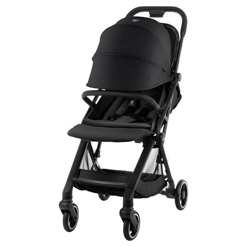 Britax Flylite – טיולון קליל וקומפקטי עם קיפול ביד אחת (שחור)