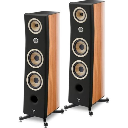 זוג רמקולים רצפתיים Focal Kanta 2 צבע Black Matte walnut high gloss - מתצוגה!