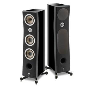 זוג רמקולים רצפתיים Focal Kanta 3 צבע Black Matte /Black High Gloss