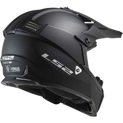 קסדת שטח לילדים אל אס 2 שחור מט - LS2 MX437 FAST EVO 2 YTH 