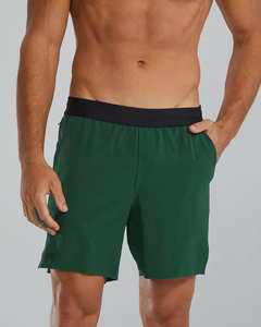 מכנס עם טייץ UNBROKEN LINED 7" SHORT EVERGREEN