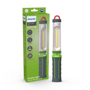  פנס לד מוט קלאסי נטען PHILIPS IK07 IP54 Lumens 300