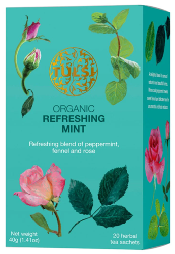 חליטה מרעננת 20 שקיקי תה | Organic Refreshing Mint