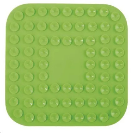 אמ פטס M-Pets משטח ליקוק S ריבוע ירוק 15*15 לכלב ולחתול