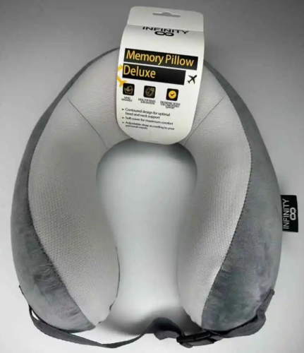 כרית צוואר INFINITY MEMORY FOAM PILLOW DELUXE