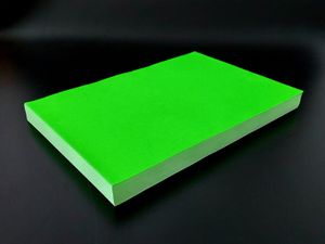 דפי צילום A3 ירוק זוהר 100 דף