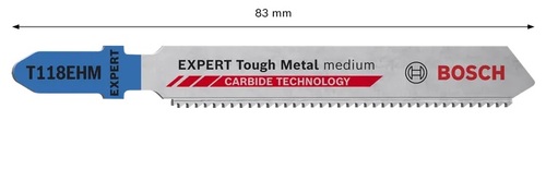 סט 3 מסוריות למסור אנכי לחיתוך נירוסטה דגם BOSCH T118EHM