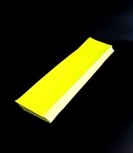 רצועות נייר זוהר צהוב 250 דף 7.5/70 ס"מ