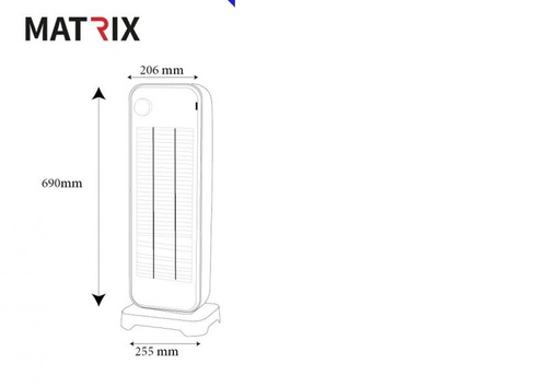תנור LAVA CARBON אפור מטאלי 900W