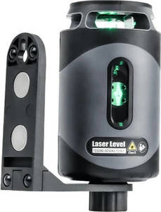 פלס לייזר ירוק 3D Hunter דגם קולה עם קרן 360°, פילוס עצמי וטעינת USB-C