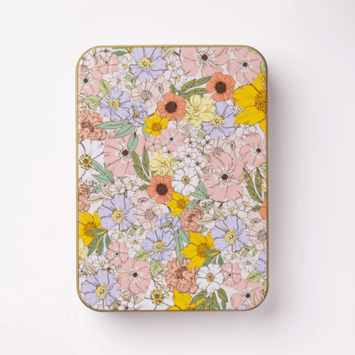 קופסת פח: Flowers
