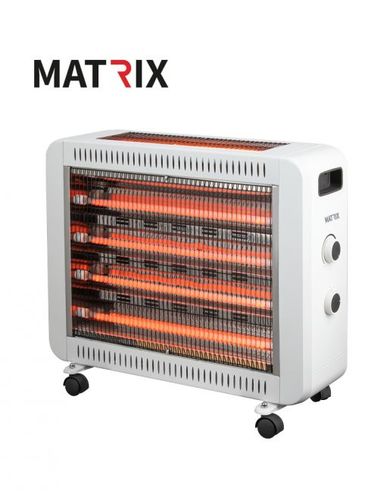 תנור חימום מעוצב ענק 4+2 שחור MATRIX Milano