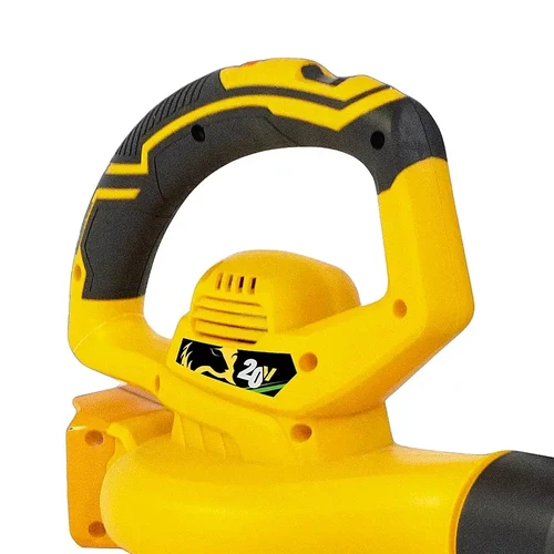 ידית אחיזה ארגונומית של מפוח עלים נטען GARLAND 20V – נוחות אחיזה ובקרה מקסימלית בעיצוב מודרני