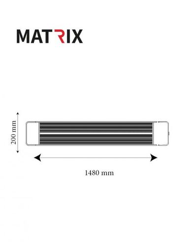 תנור חימום Radiant-Panel 2400W VULCAN IP55
