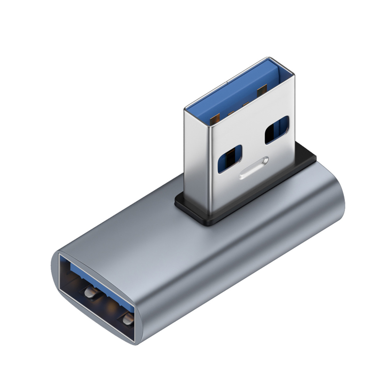 מתאם USB ז/נ זוויתי - שמאל