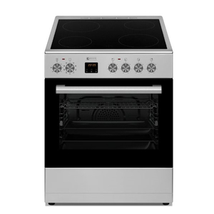 תנור משולב כיריים קרמיות Ambassador אמבסדור AM 6060 VTR-IX נירוסטה AMBASADOR
