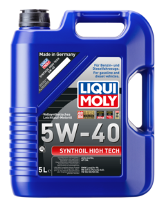 שמן מנוע Liqui Moly Synthoil High Tech 5W40 5L (האריזה החדשה)