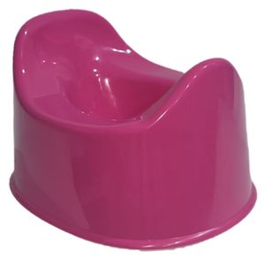 סיר לילה אנטומי עם מגן מונע התזה - ורוד