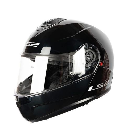 קסדה נפתחת אל אס 2 סטרוב 2 שחור מבריק – LS2 STROBE 2 FF908