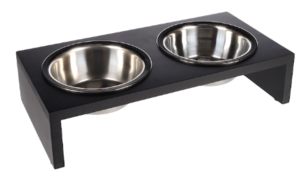 פלמינגו סטנד קערות קטן לכלבים וחתולים  - Flamingo Feeding and drinking bowl Duo dinner stand Kobushi