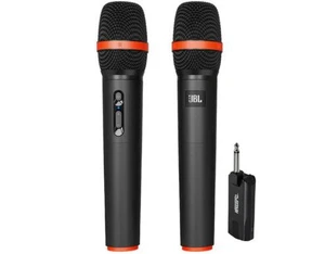 זוג מיקרופונים אלחוטיים JBL Wireless Microphone 