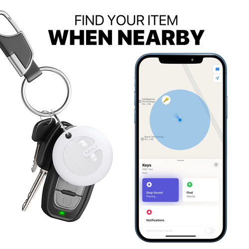 AirFinder תג איתור חכם שתואם גם ל-iOS וגם ל-Android (מוסמך Apple ו-Google)