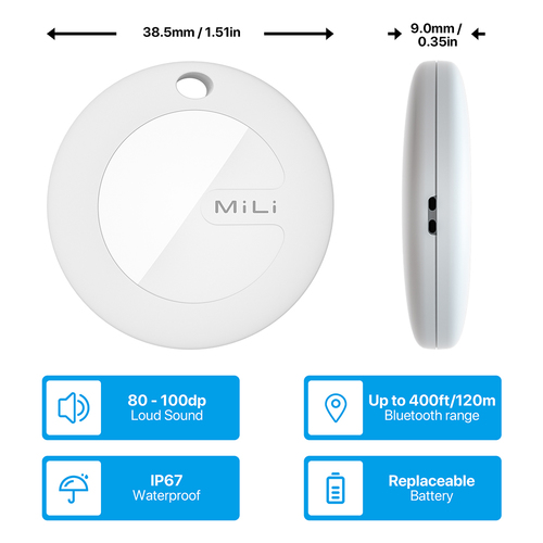 AirFinder תג איתור חכם שתואם גם ל-iOS וגם ל-Android (מוסמך Apple ו-Google)