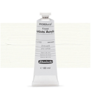 צבע אקריליק שמינקה 60 מל סדרה 1 ארטיסט 100 PRIMAcryl Zinc White