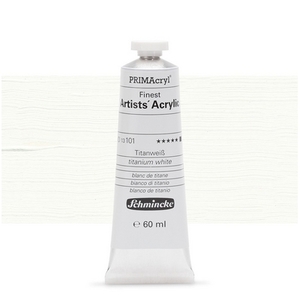 צבע אקריליק שמינקה 60 מל סדרה 1 ארטיסט 101 PRIMAcryl Titanium White