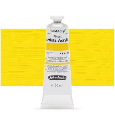 צבע אקריליק שמינקה 60 מל סדרה 6 ארטיסט 207 PRIMAcryl Cadmium Yellow Light